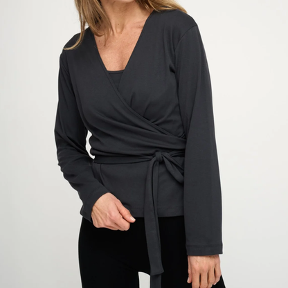 Wise Wrap Cardigan, Moonless Night