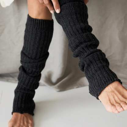 Legwarmers, Charcoal Melange