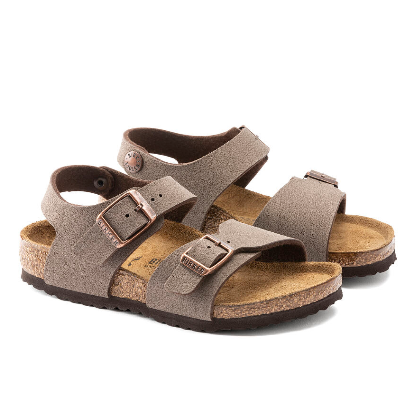 New York Børnesandaler Birko-Flor Nubuck, Mocha