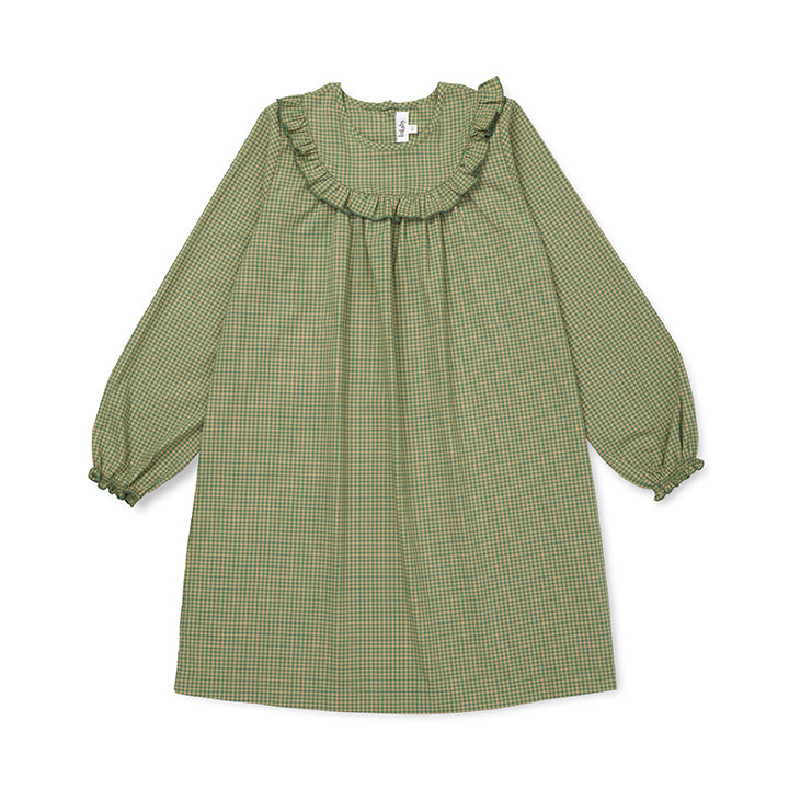 Noey Dress, Green Check