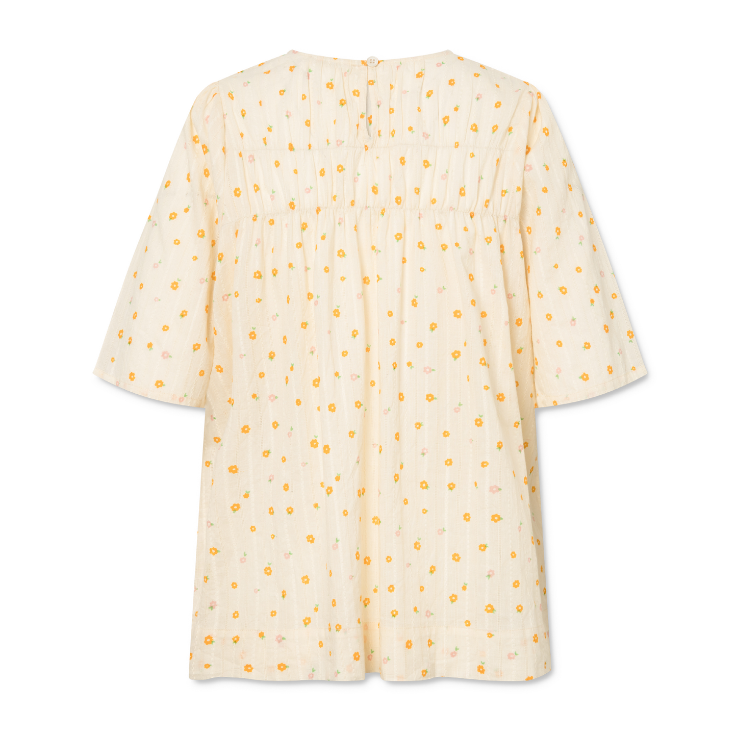 Atticus Top, Orange Flowers