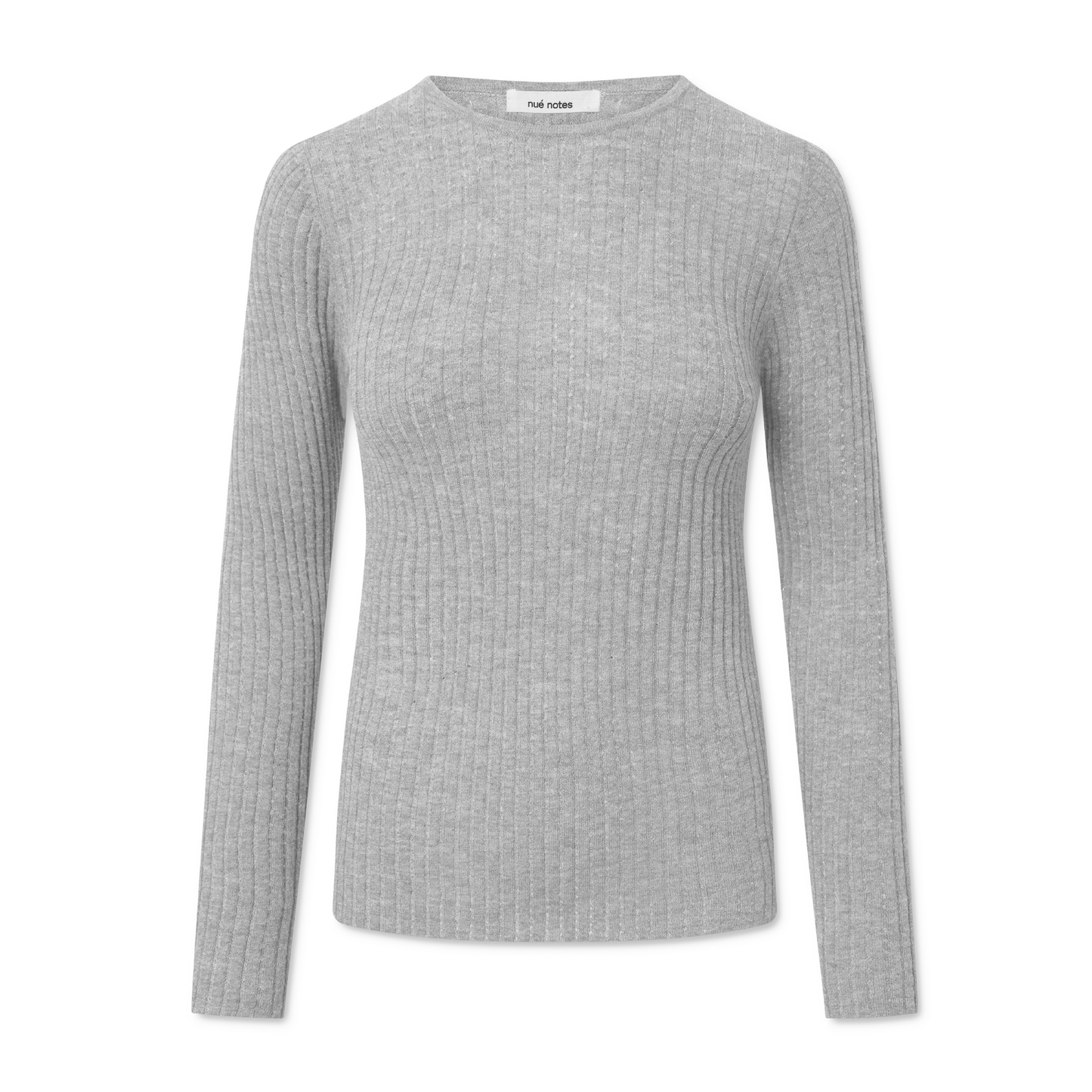 Magnus Crewneck, Light Grey Melange