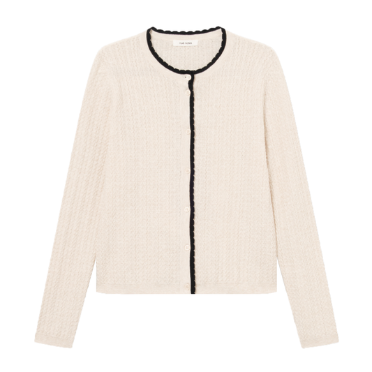 Quincy Cardigan, Parchment