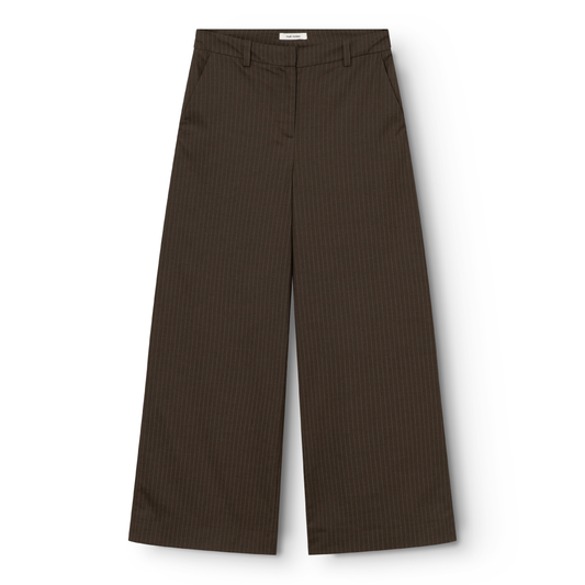 Arlo Pants, Dark Brown Stripe