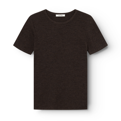 Chico Crewneck, Dark Brown Melange