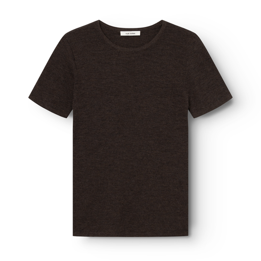 Chico Crewneck, Dark Brown Melange