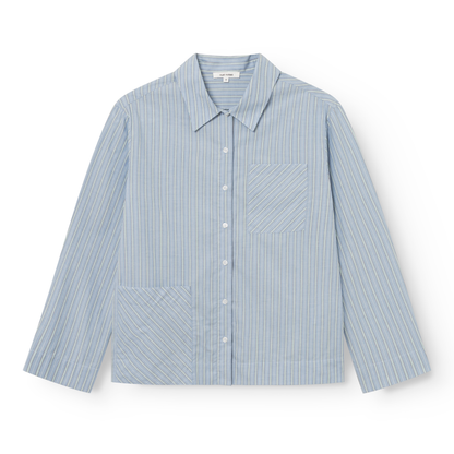 Clovis Shirt, Smoke Blue