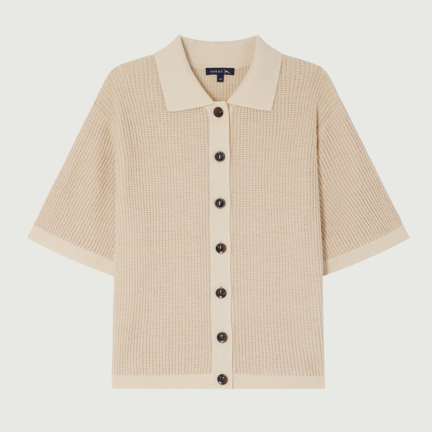 David Polo Shirt, Ecru