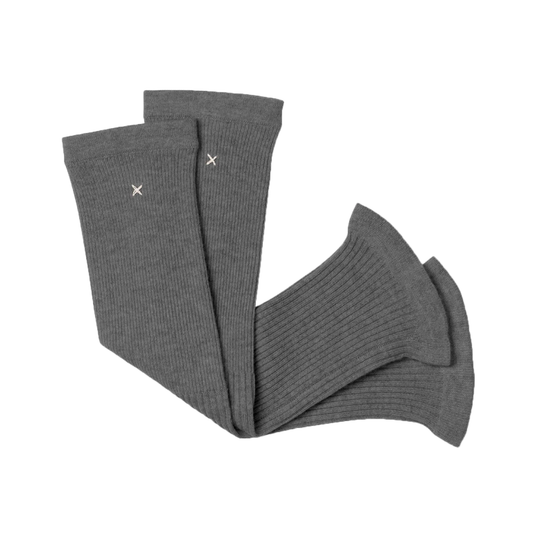 Cashmere Arm Warmers, Heather Grey