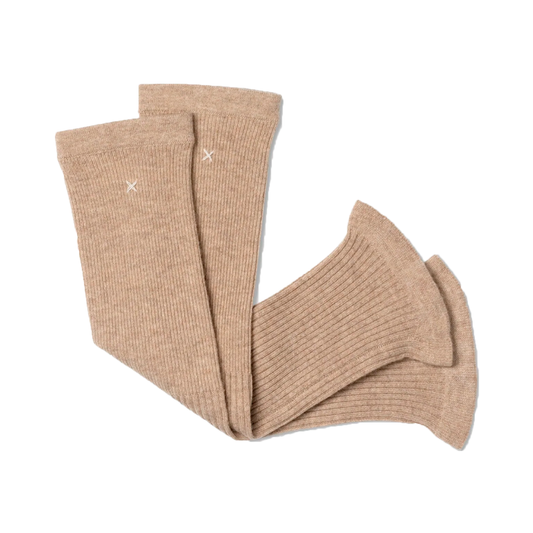 Cashmere Arm Warmers, Sand