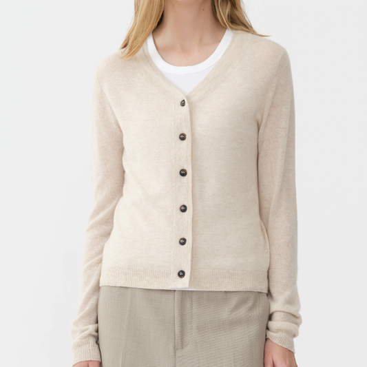 Air V-Cardigan, Sand