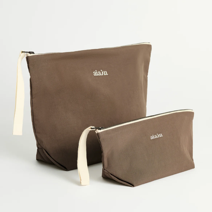 Pouch Heavy Poplin Toilettaske, Earth