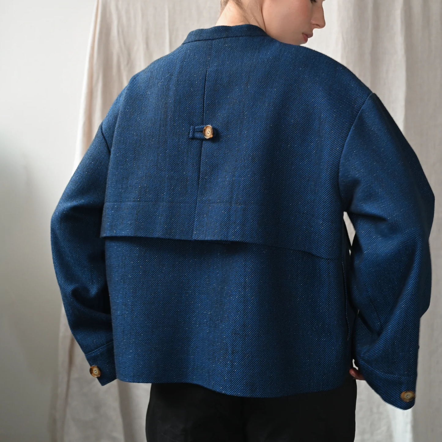 Mimi Indigo Wool Jacket