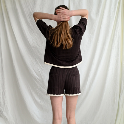 Georg Knit Polo, Brun