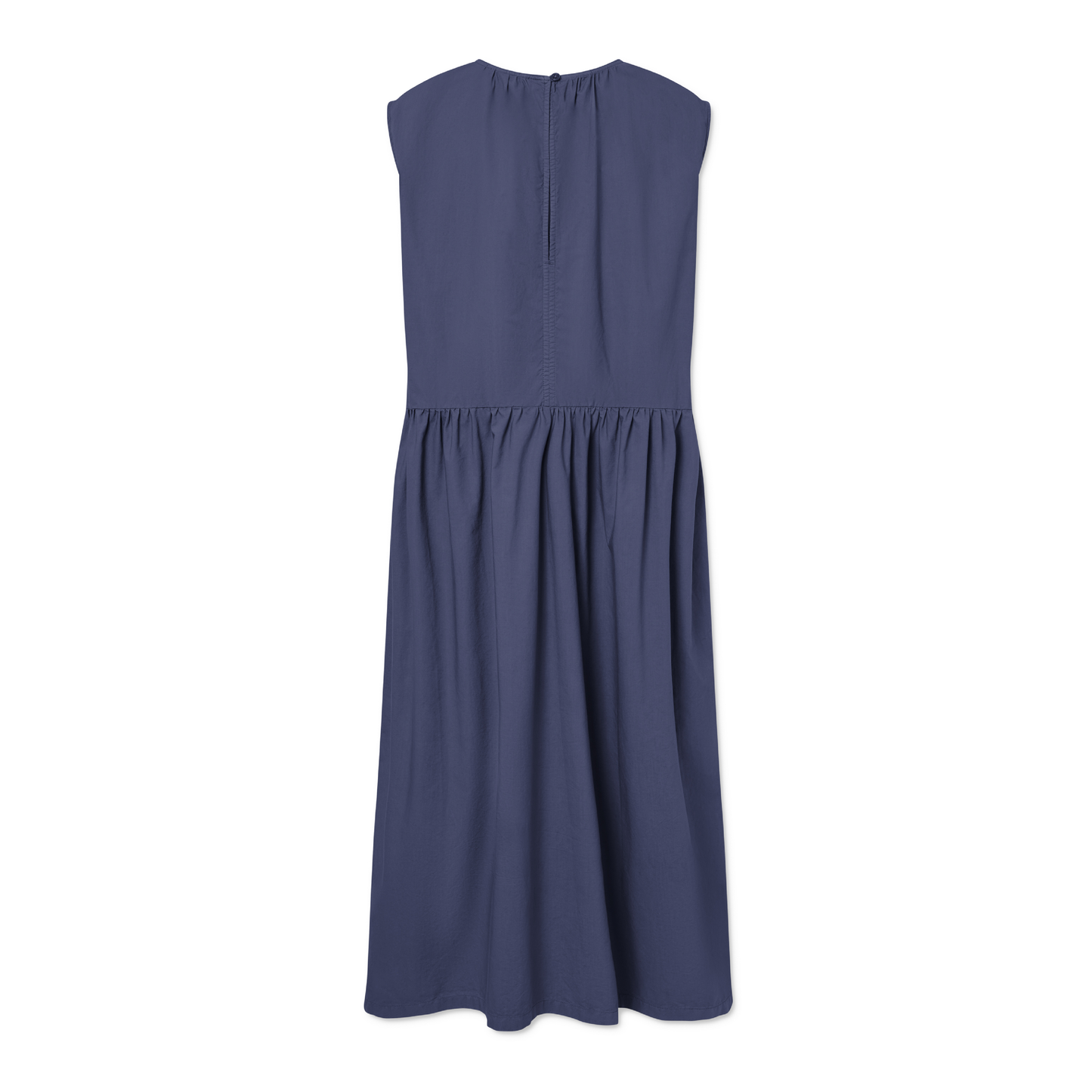 Diane Organic Garment Dyed Poplin, Dark Navy