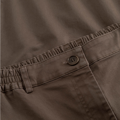 Patrice Twill Bukser, Malt Brown