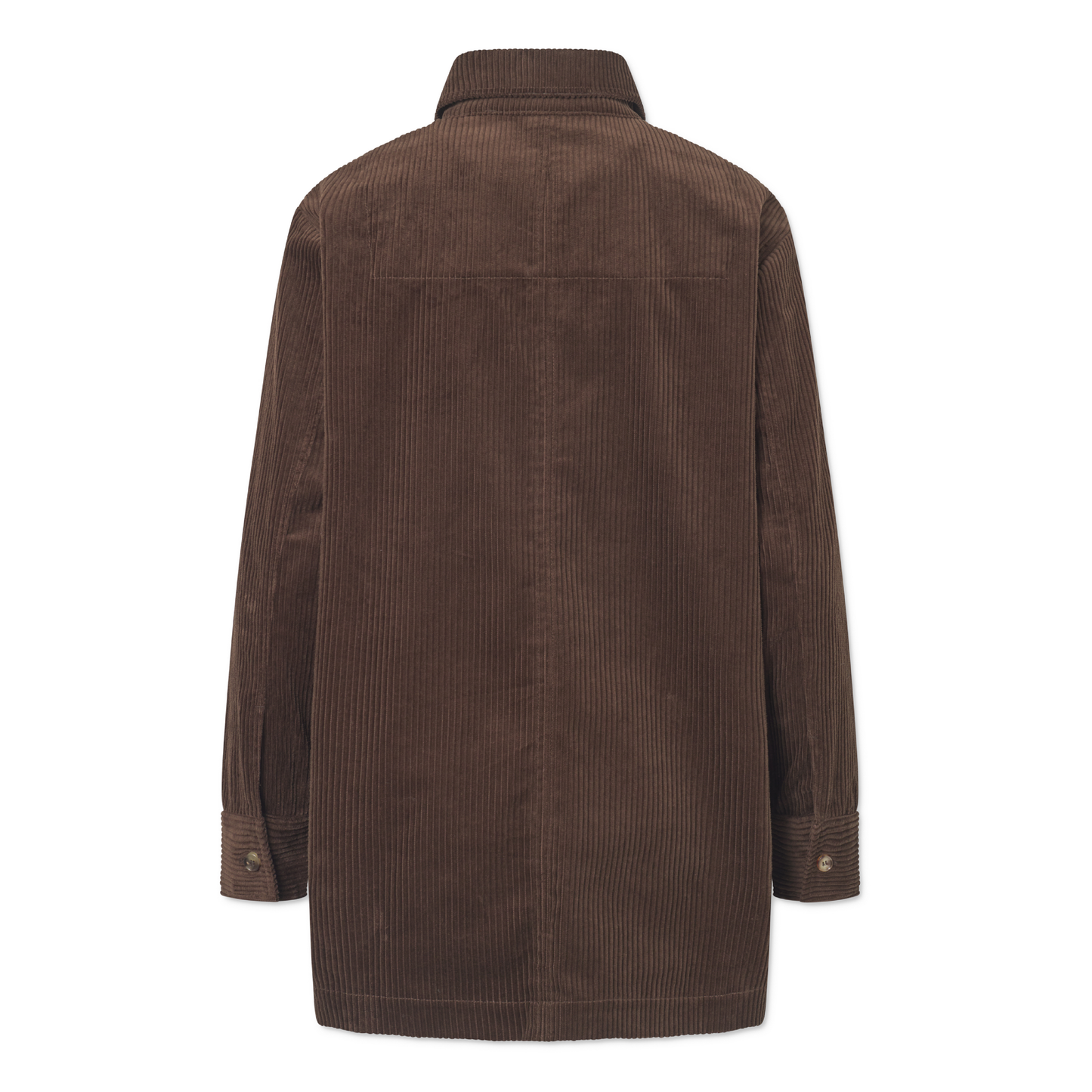 Saime Heavy Corduroy Skjorte, Dark Brown