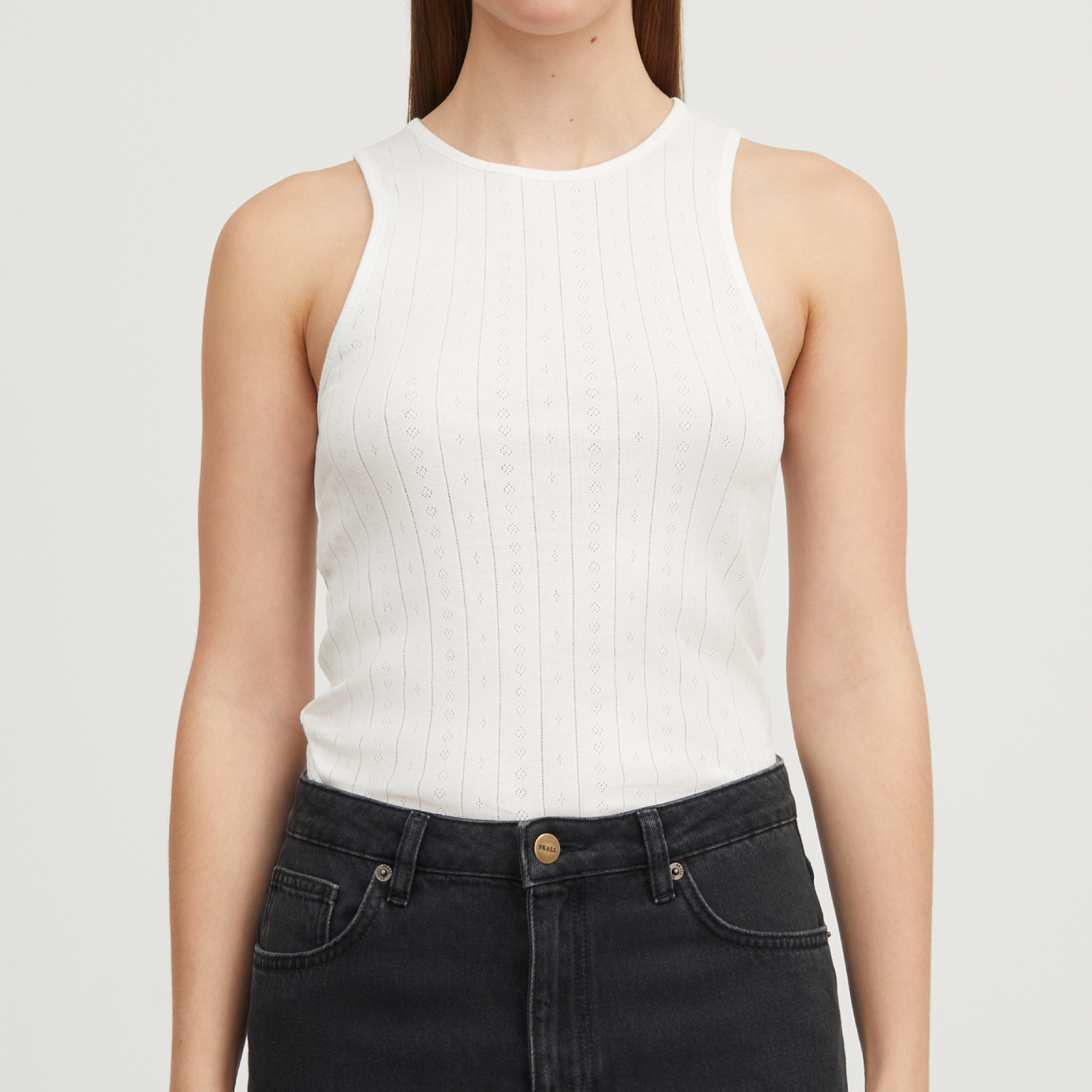 Edie Tank Top, Off White