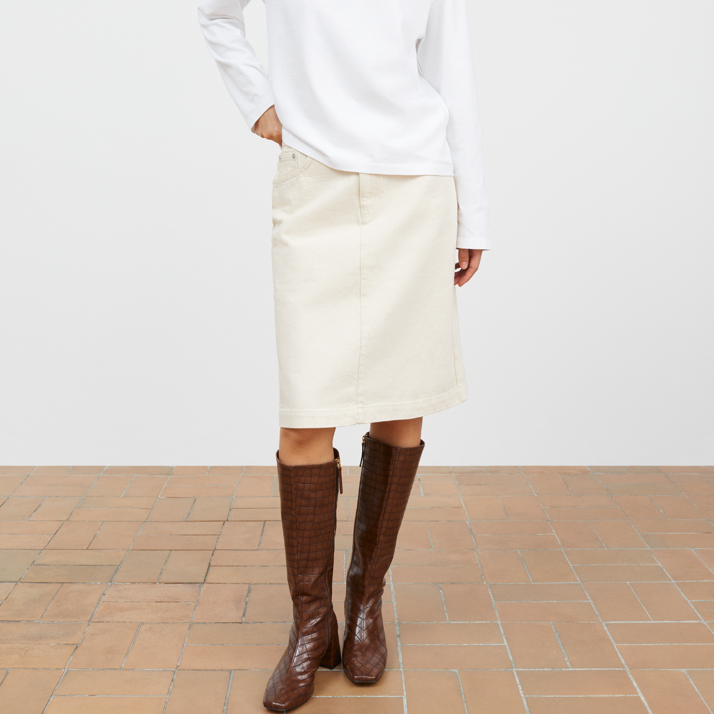 Cali Skirt, Ecru