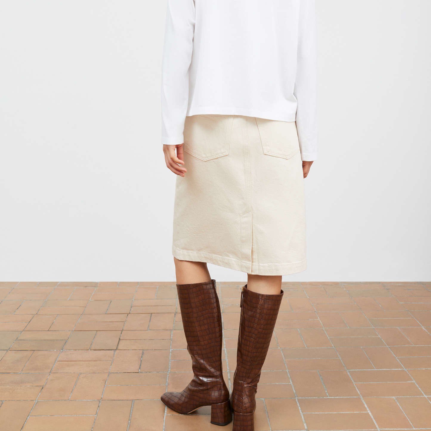 Cali Skirt, Ecru