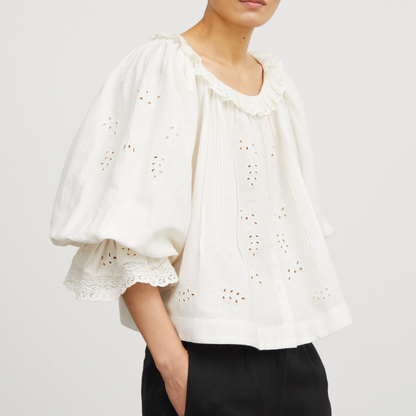 Aliso Blouse, Off White