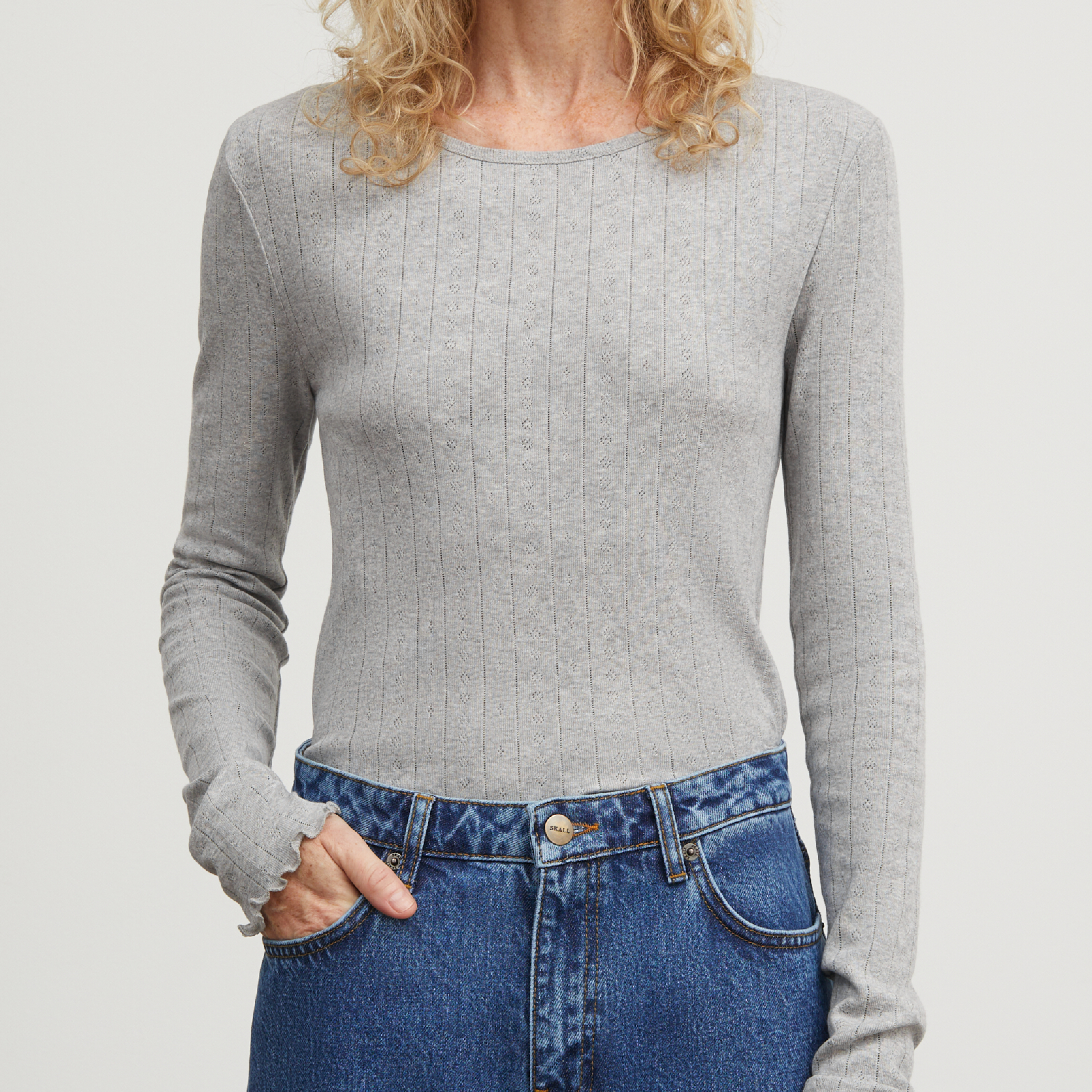 Edie Blouse, Grey
