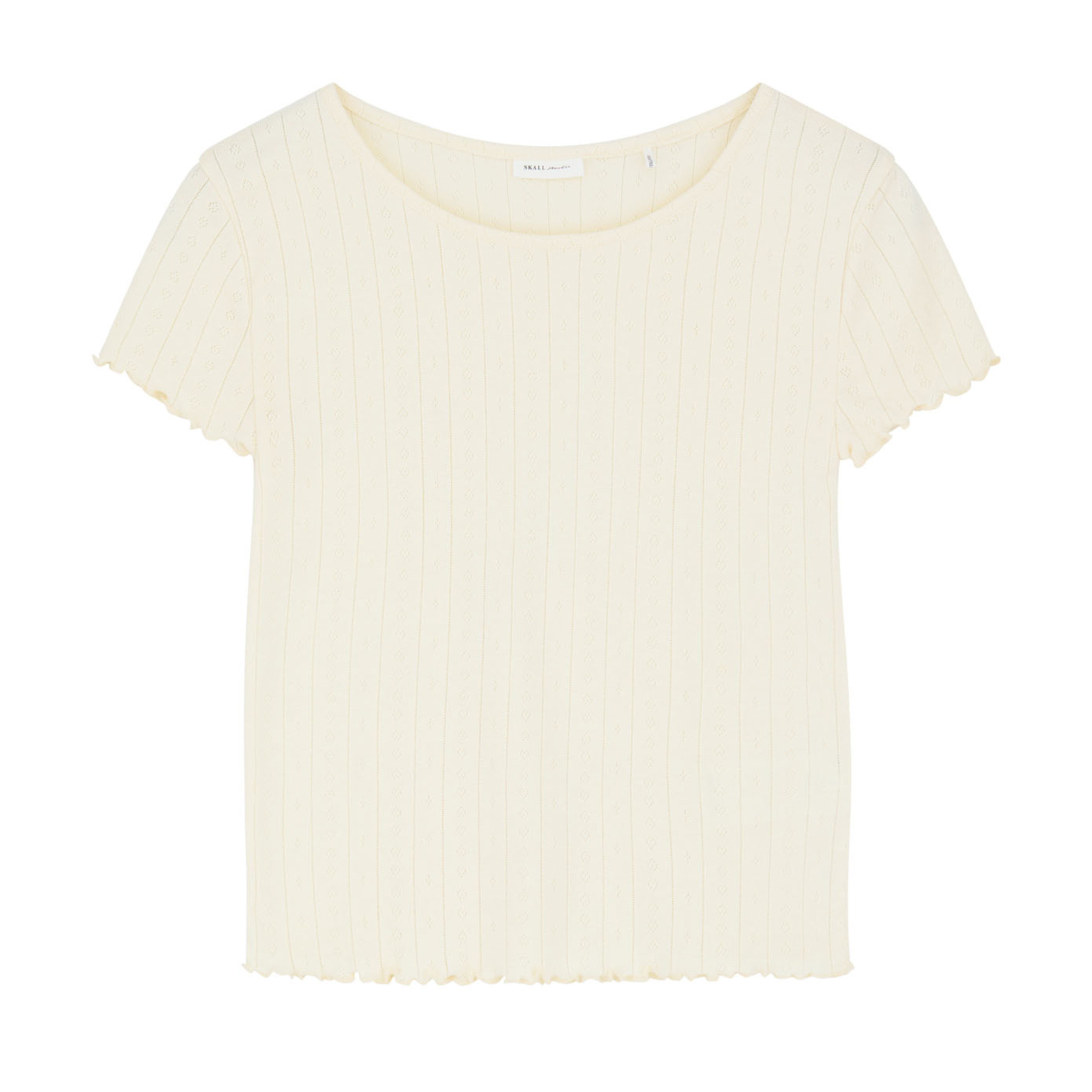 Edie Cap Sleeve Tee, Butter