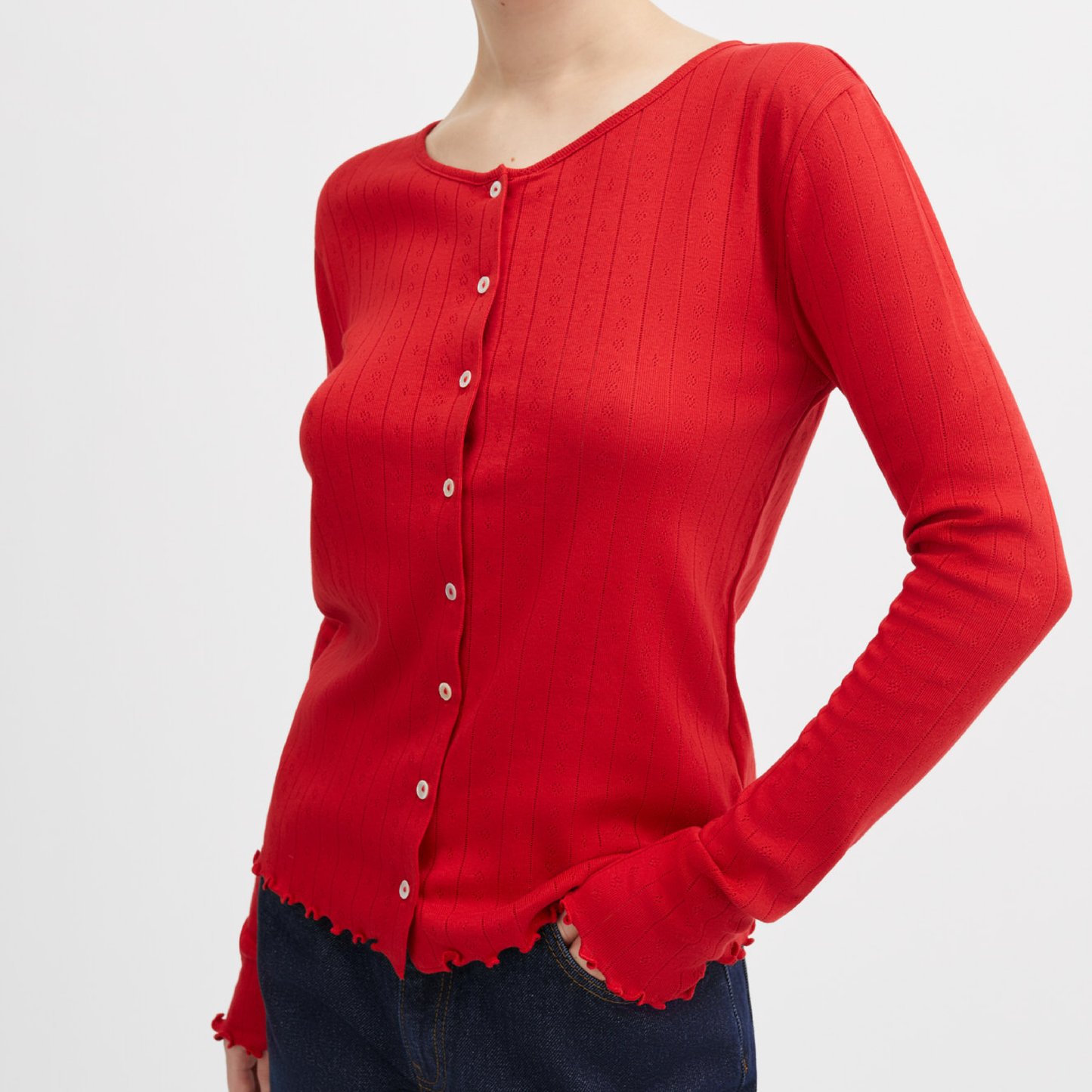 Edie Cardigan, Aurora Red