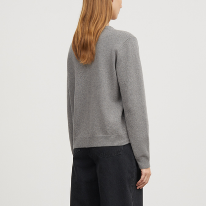 Kindred Cashmere Cardigan, Grey Melange