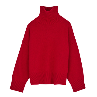 Silene T-Neck, Aurora Red