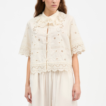 Talia Shirt, Antique White