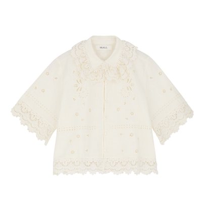 Talia Shirt, Antique White