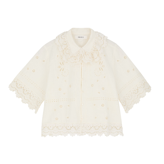 Talia Shirt, Antique White