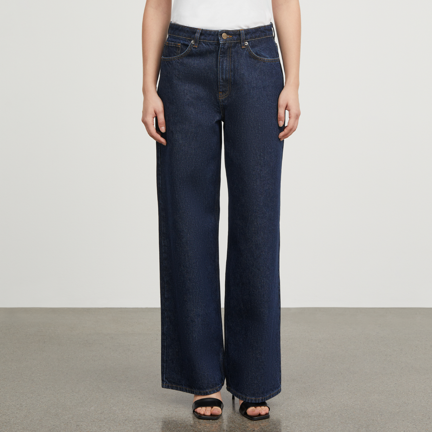 Willow Wide Leg Jeans, Indigo blue