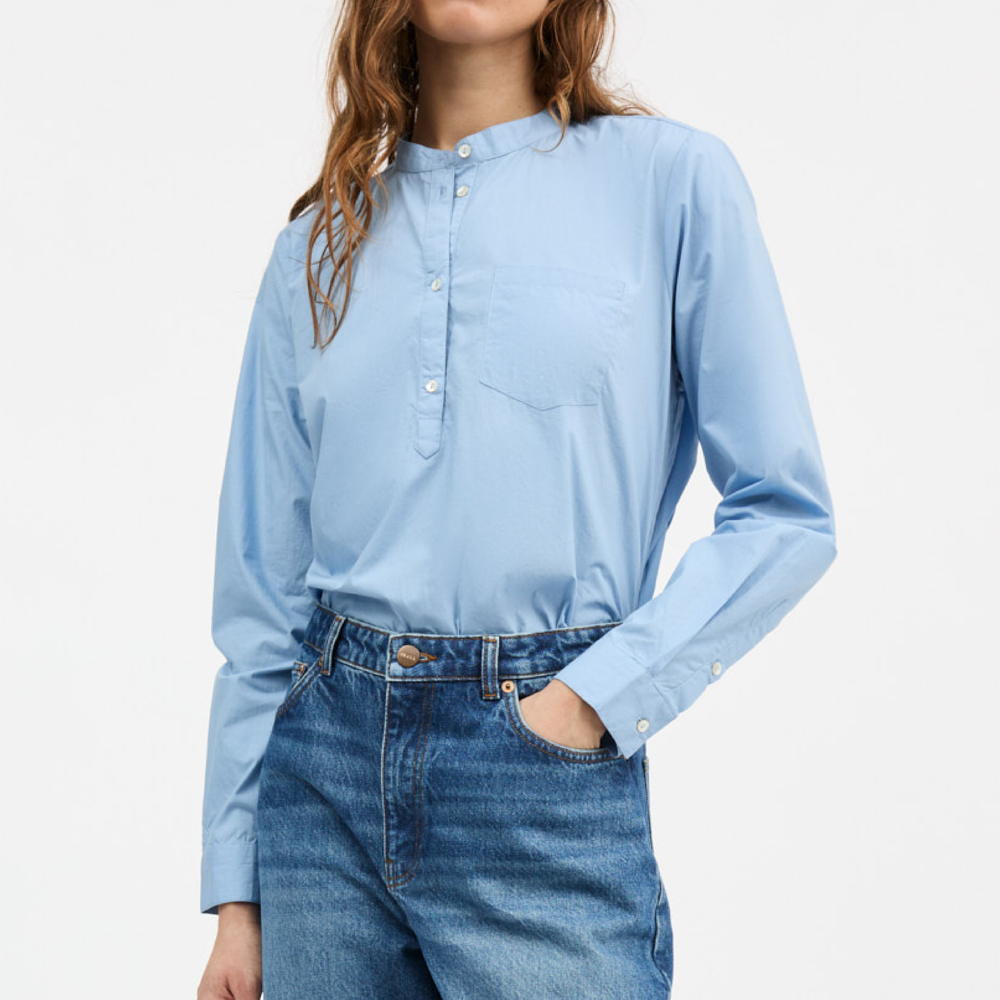 Agnes Shirt, Sky Blue
