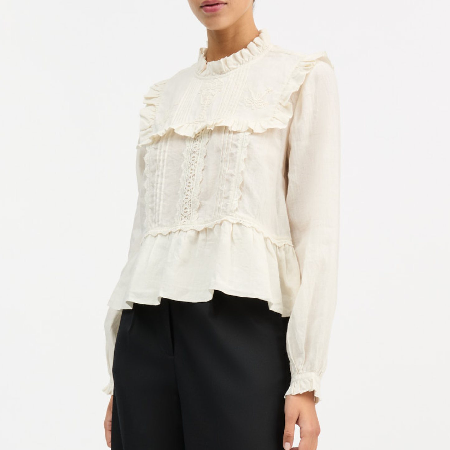 Jardin Blouse, Ecru