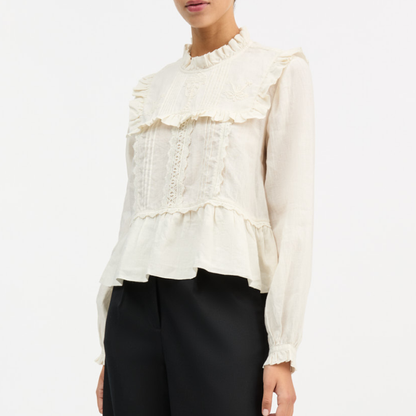 Jardin Blouse, Ecru