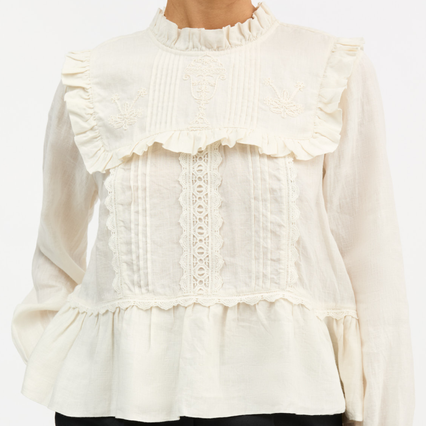 Jardin Blouse, Ecru