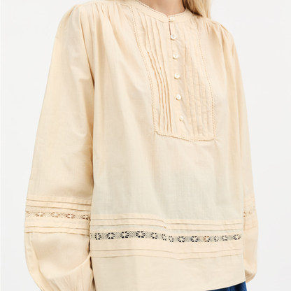 Leaf Shirt, Antique Beige