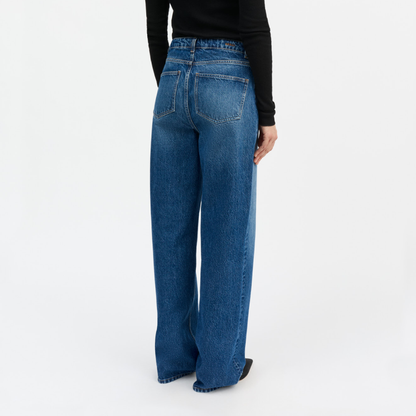 Maddy Straight Jeans, Vintage Washed Blue