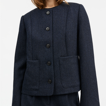 Mona Jacket, Navy Black