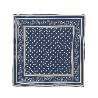 Skall Classic Scarf, Dark Navy (90x90 cm)