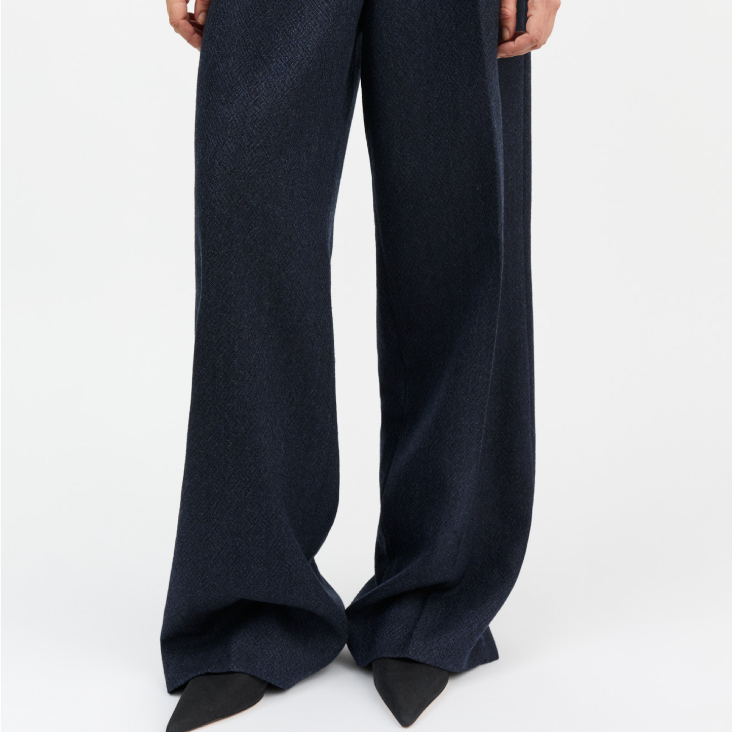 Thom Trousers, Navy Black