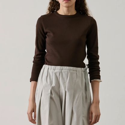 Flavie Bluse, Marron