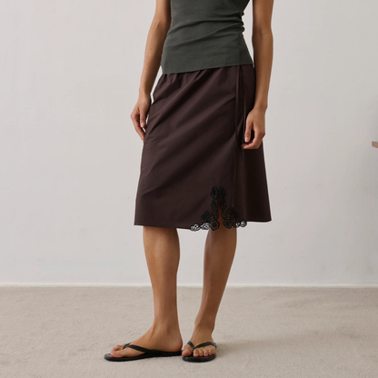 Houna Nederdel, Marron Fonce