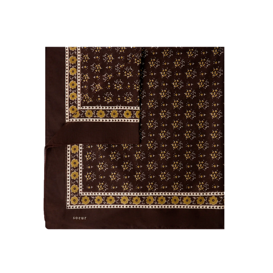 Foulard Classic Tørklæde, Marron/Cardamon