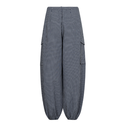 Stockholm 1 Bukser, Dark Navy Check