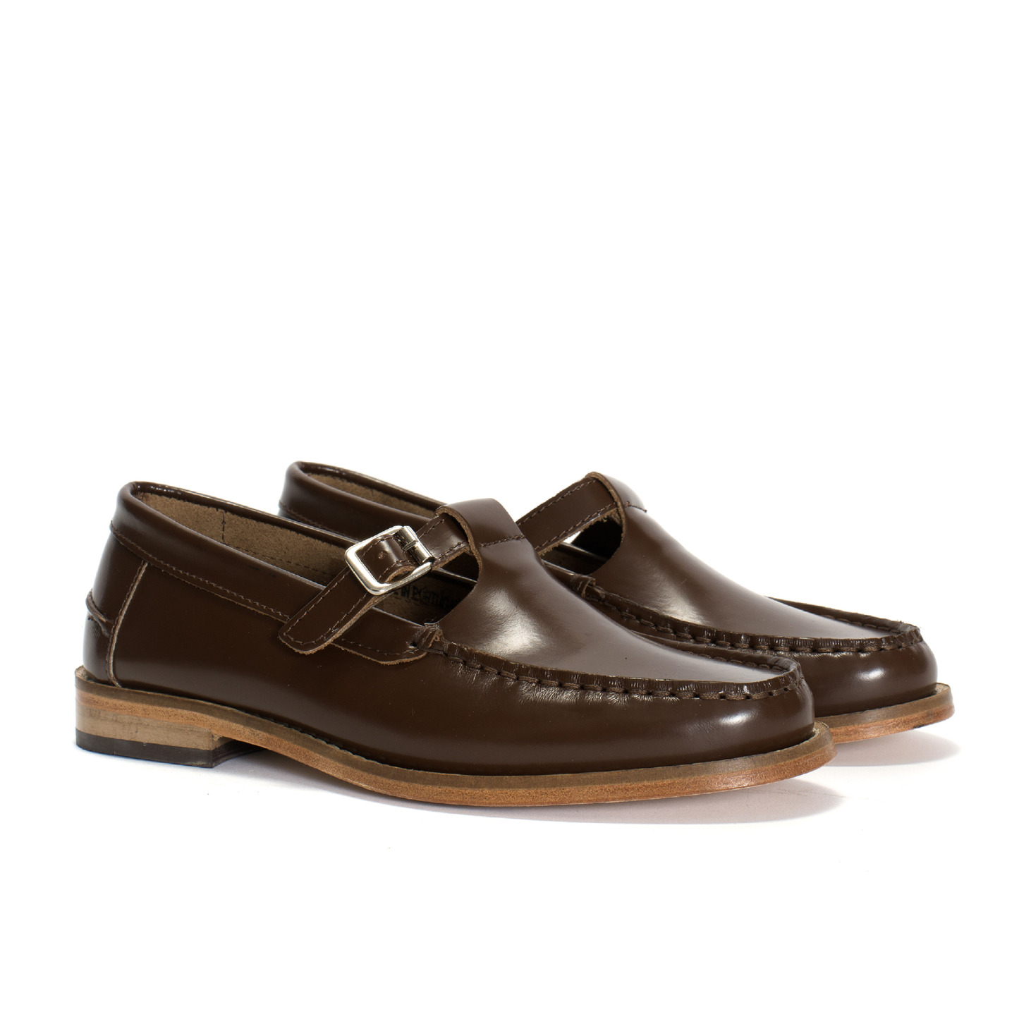 T-bar Moccasin Loafer, Brown