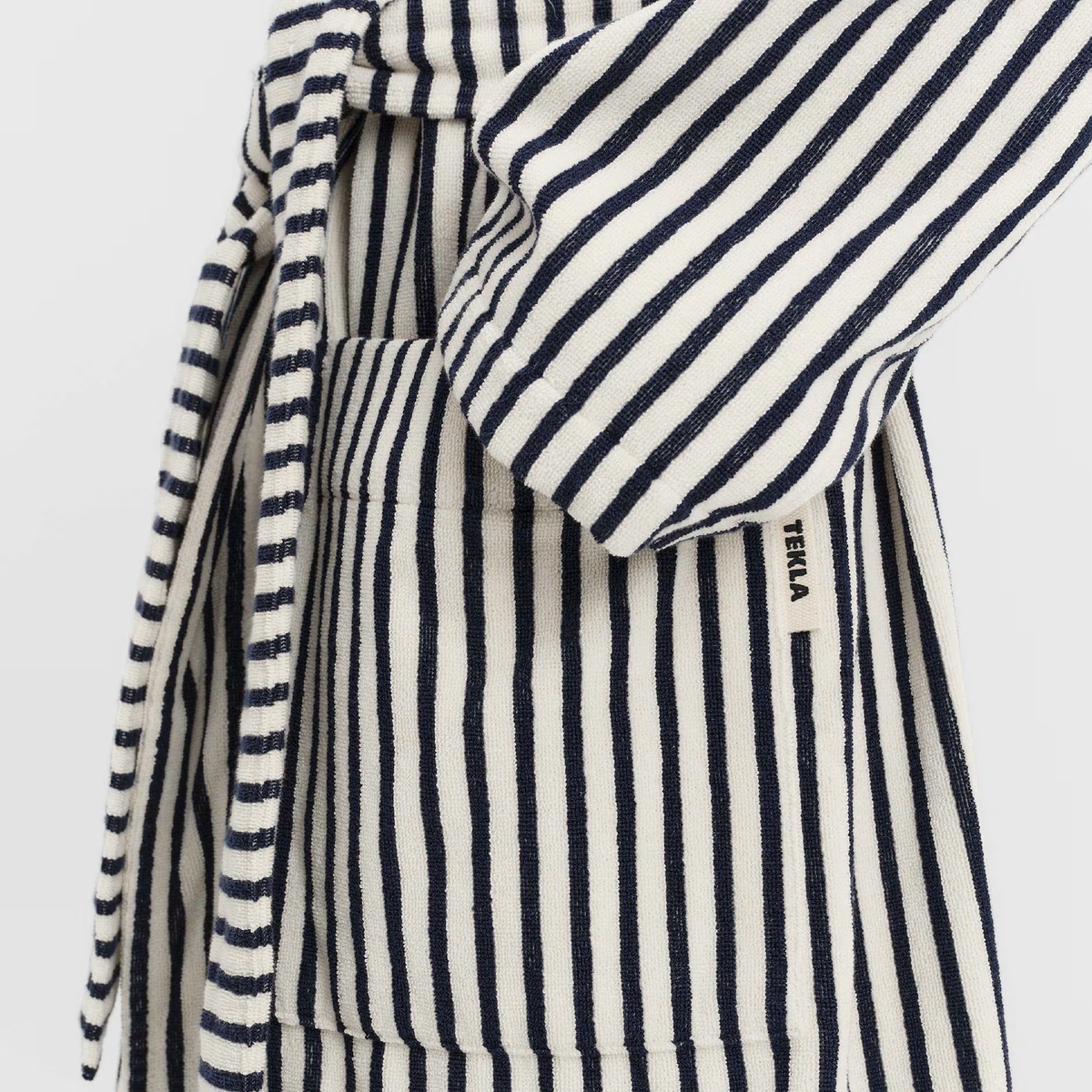 Hooded Bathrobe, Sailor Stripes