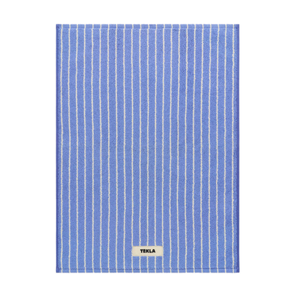 Bath Mat, Clear Blue Stripes (70x50)